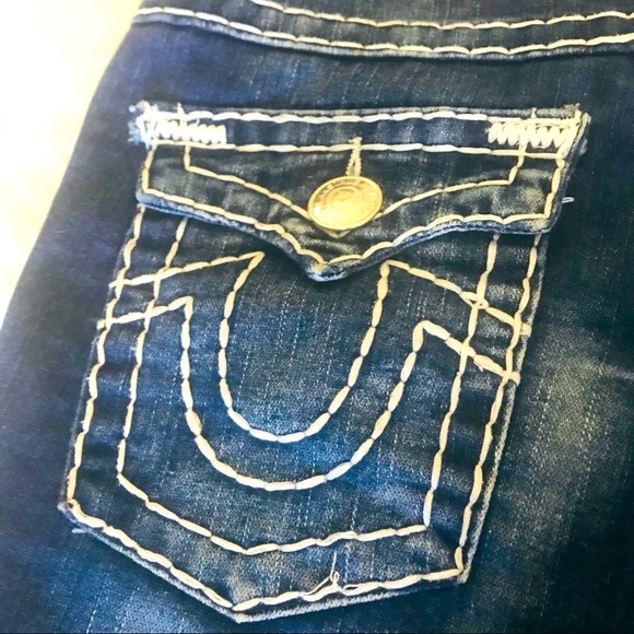 True Religion Joey Super T Cropped Jeans size 26 - Picture 12 of 12